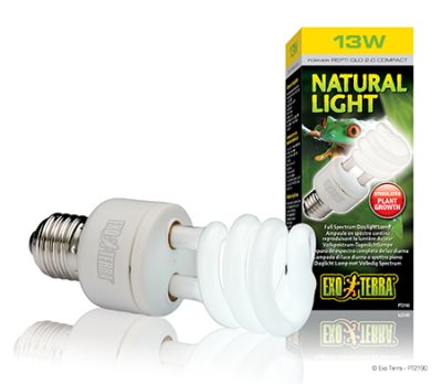 EXOTERRA NATURAL LIGHT lamppu 13W / 25W