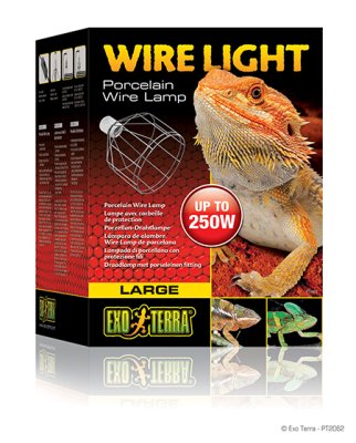 EXOTERRA WIRE LIGHT metallikehikkolamppu